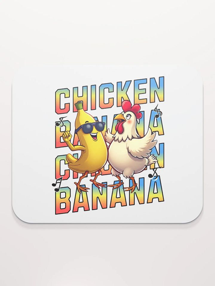Chicken Banana Chicken Banana Funky Dance Mouse Pad product image (1)