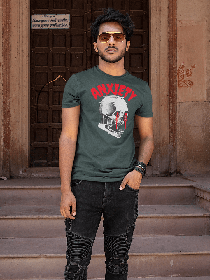Anxiety supersoft unisex t-shirt product image (1)