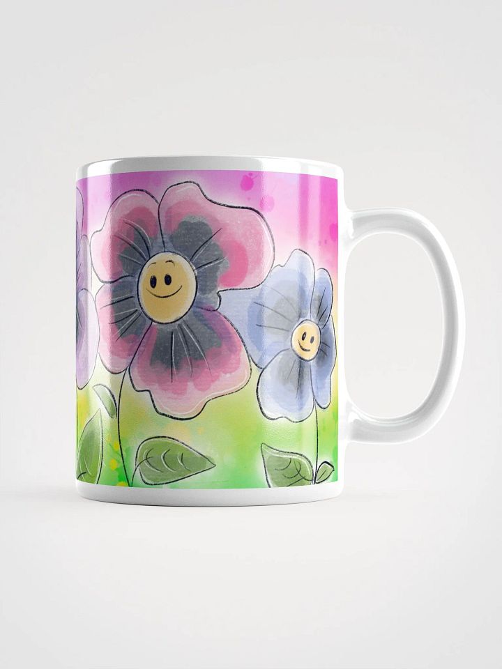 Spring Smiling Violet Pansies Mug product image (1)