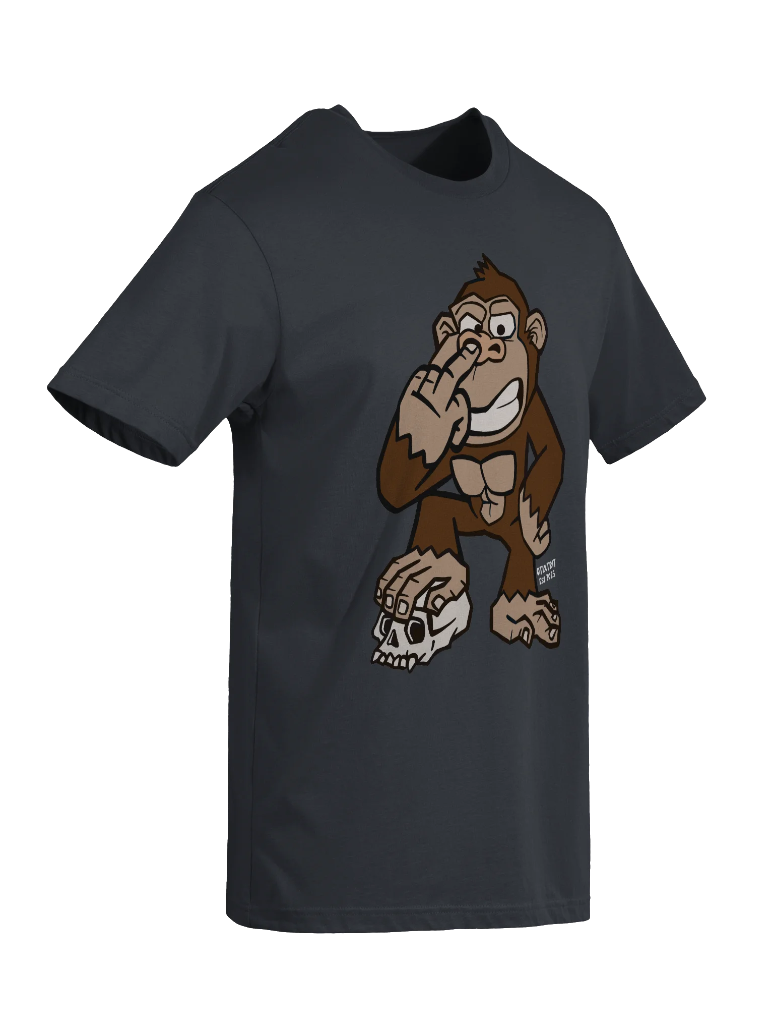 Rebellious MONKEY Middle Finger T-Shirt product image (26)