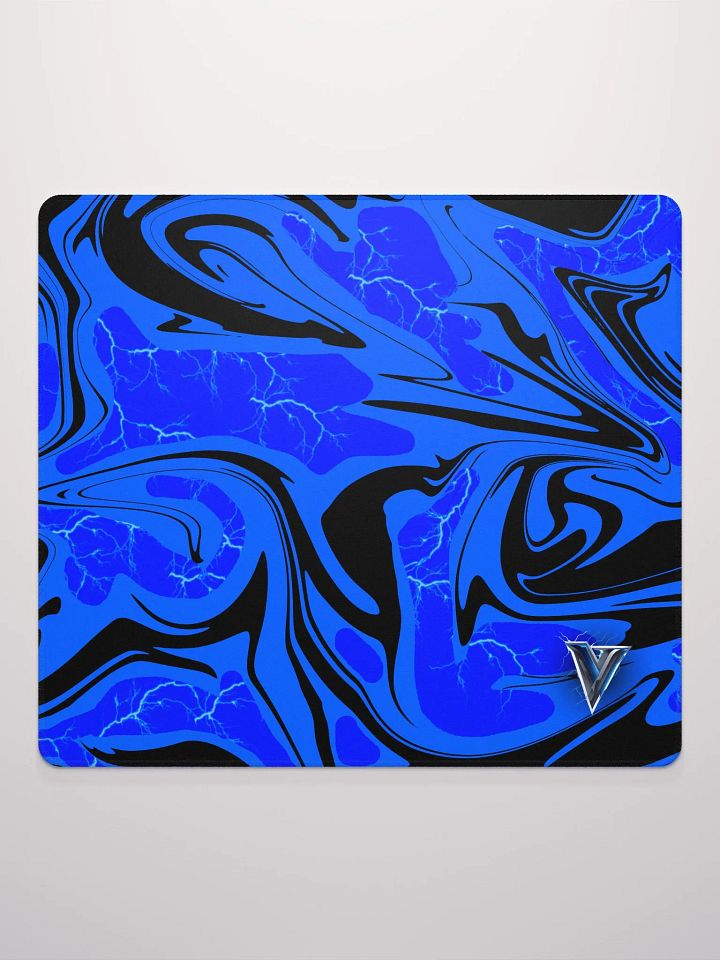 Black x Voltage Blue Gaming Mouse Pad product image (2)