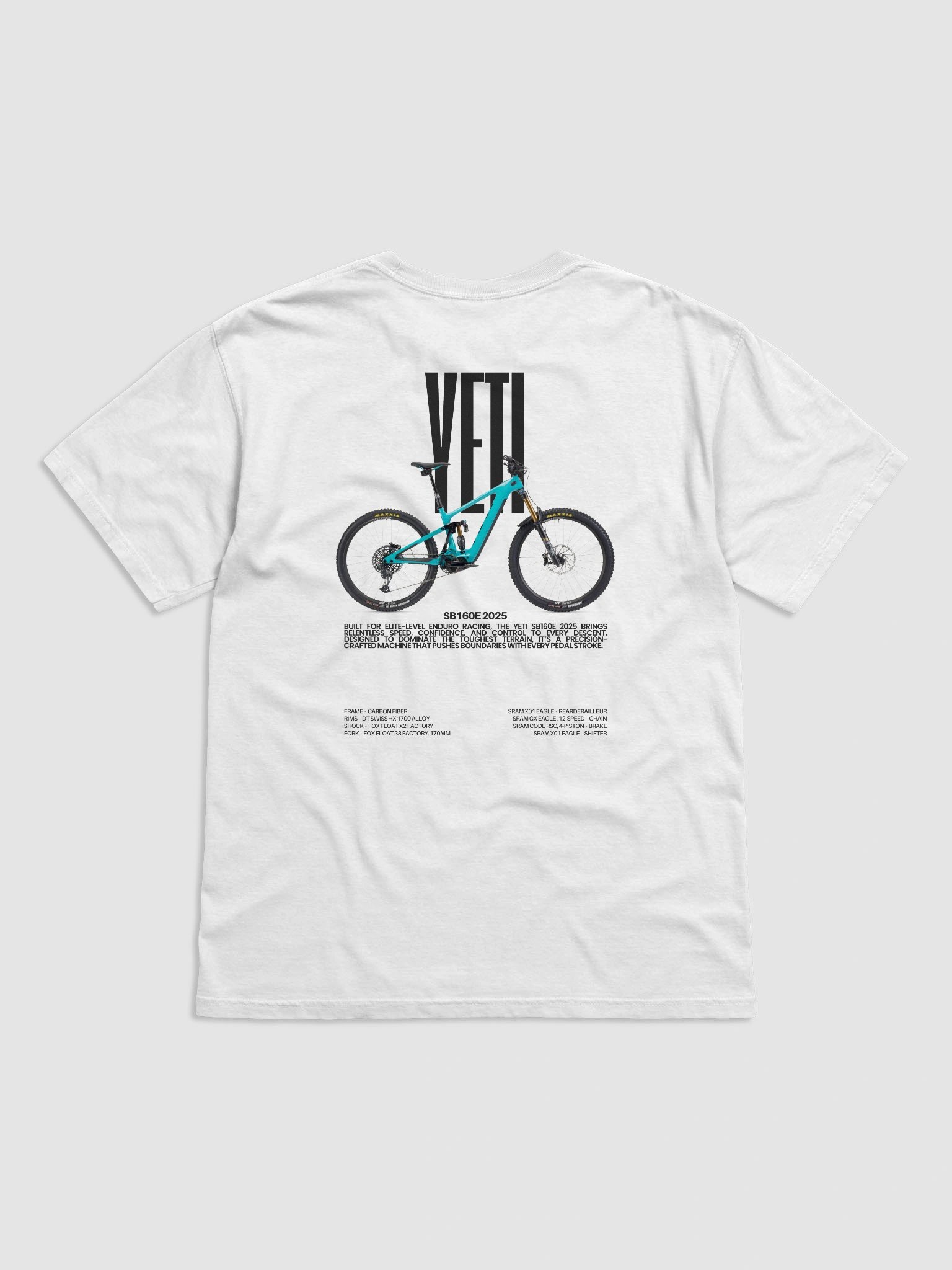 Yeti SB160E 2025 T-shirt product image (1)