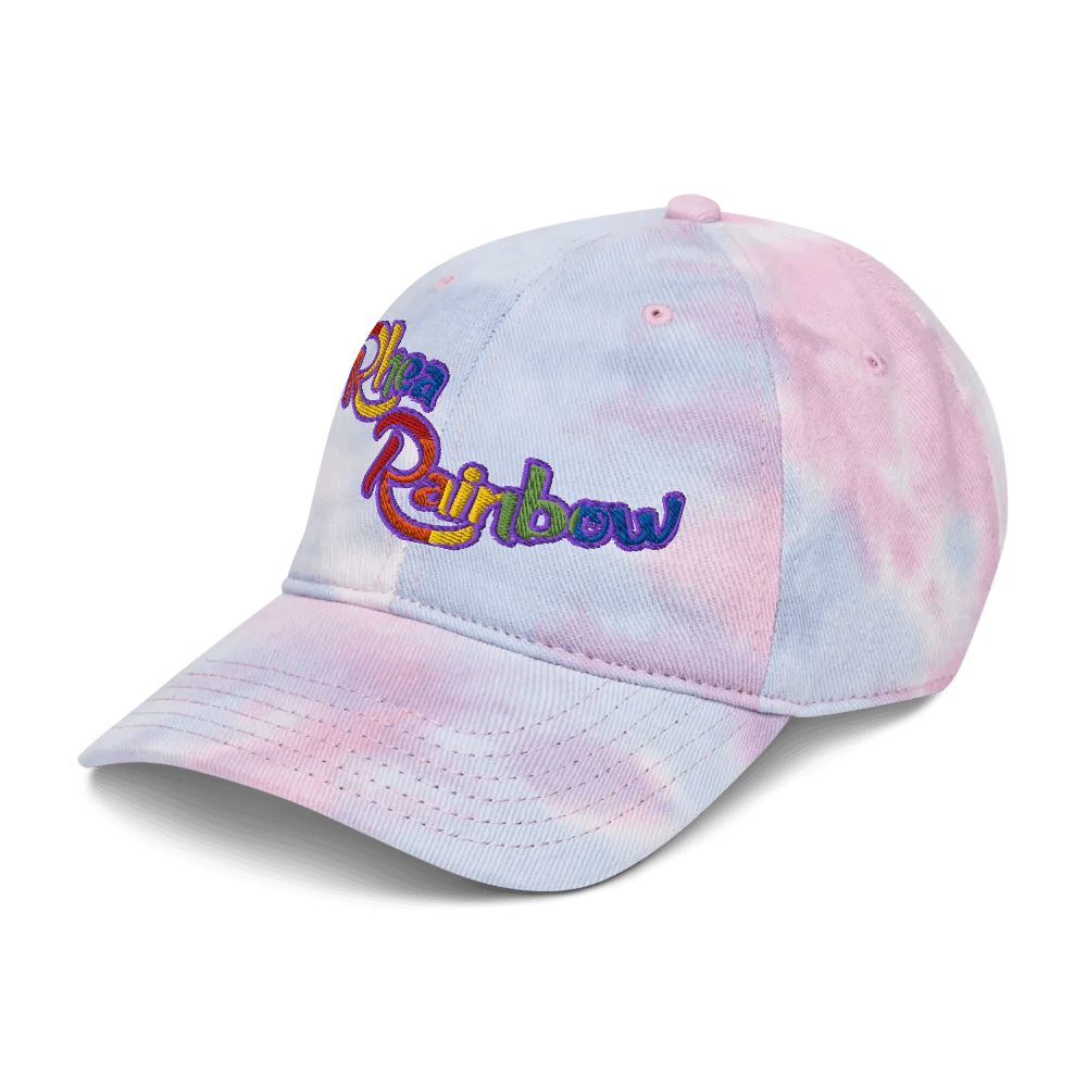 🌈Rhea Rainbow Pinku Sky Tie-Dye Dad Hat! 🧢 product image (4)