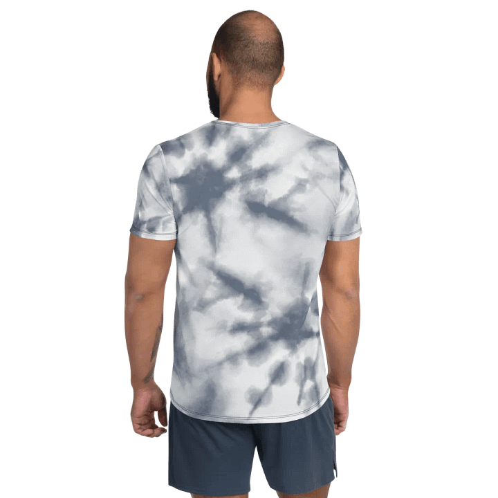 Radial Tie-Dye Cartoon Athletic Tee product image (2)