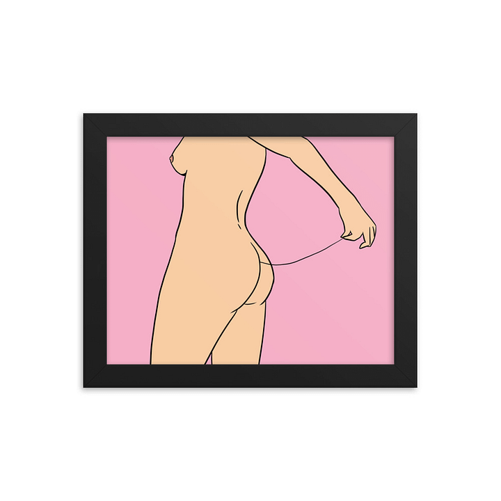 Hair from Ass Poster (w/ frame) product image (1)