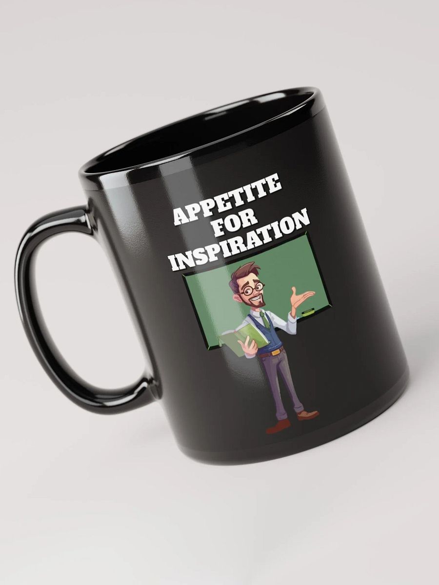 Appetite For Inspiration - Motivation and Inspirational Black Coffee Mug product image (5)