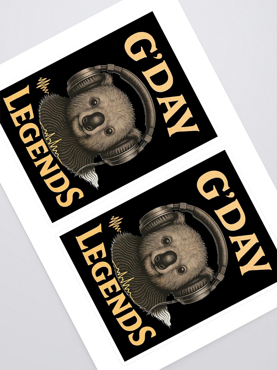 G'day Legends Stickers product image (1)