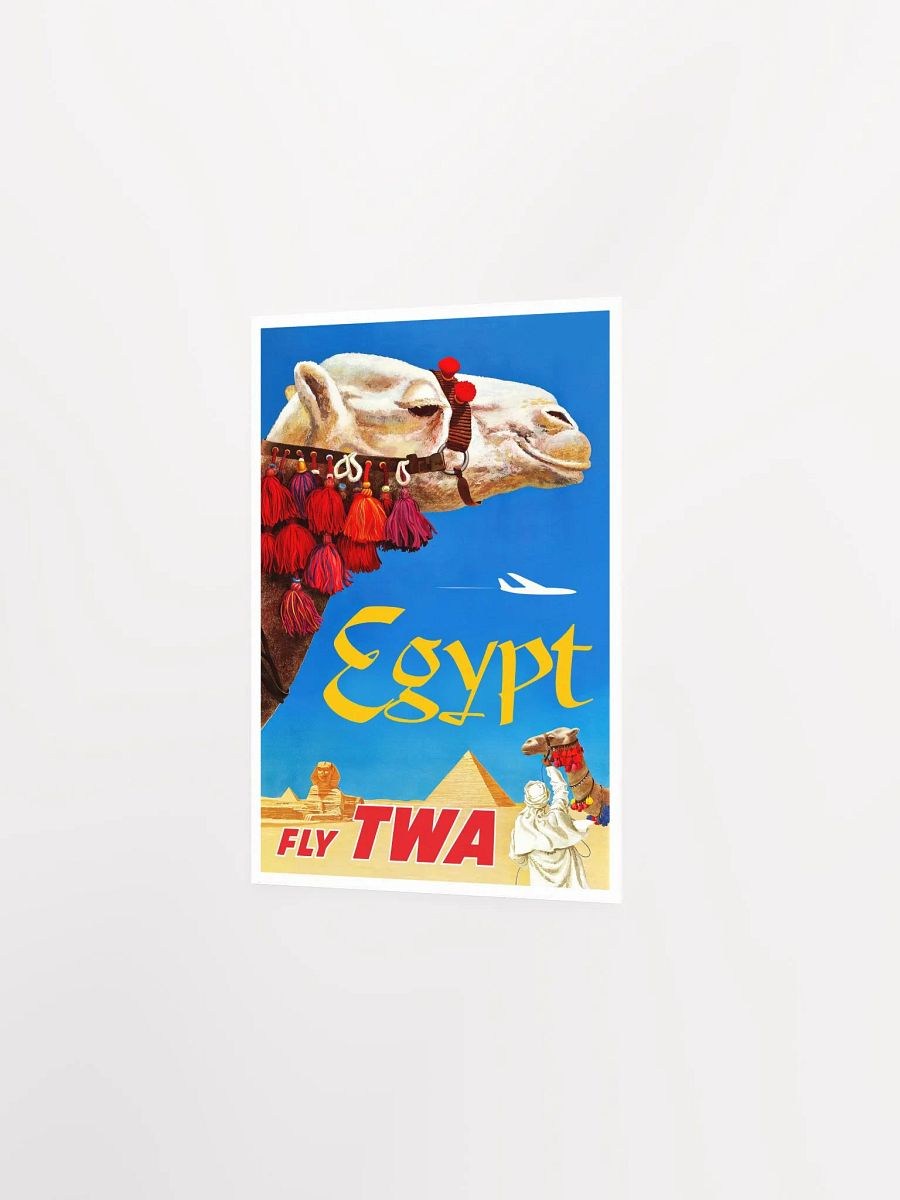 Egypt Cairo, TWA 1950 — retro vintage travel poster product image (7)