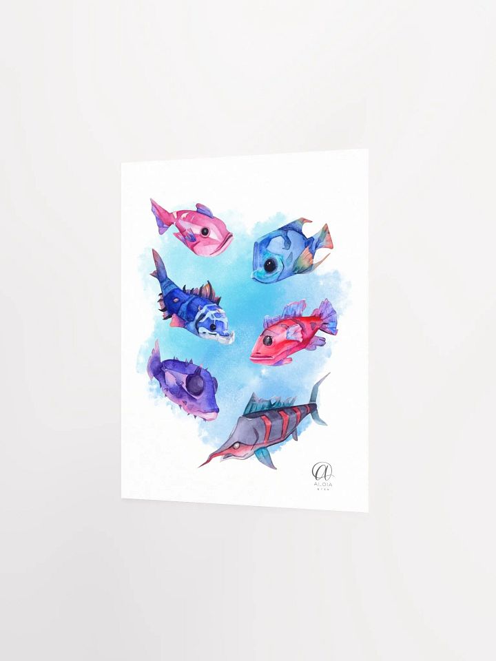 Sea of Thieves Fish Matte Poster, Portrait product image (2)
