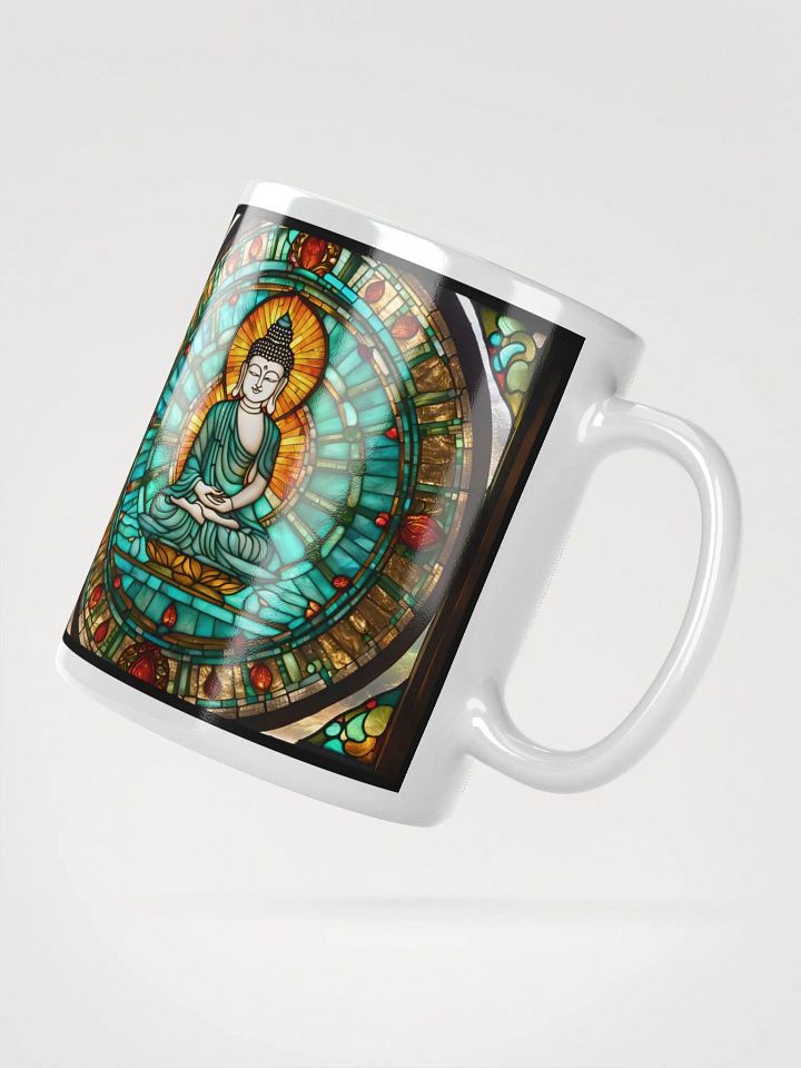 #005 White Tara Buddha Stained Glass Mug product image (4)