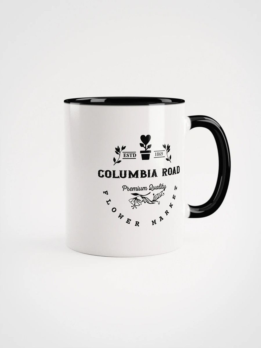 Columbia Road Market Peek-a-Boo Ceramic Mug (Black) product image (1)
