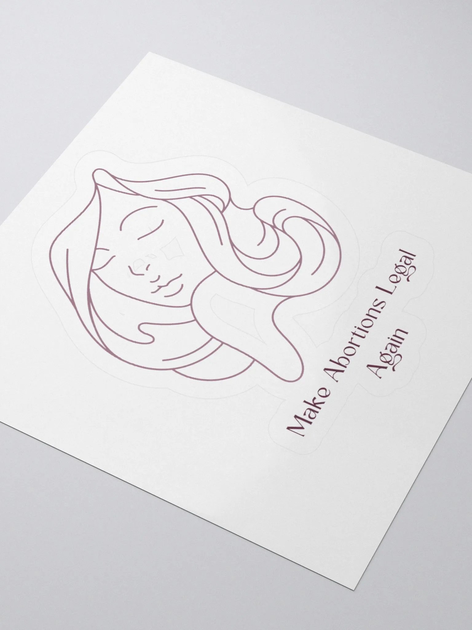 Make abortions legal again stickers product image (3)