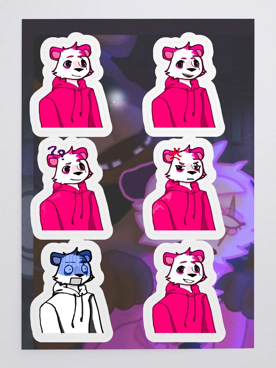 OG Panda Kiss-Cut Sticker Sheet product image (3)