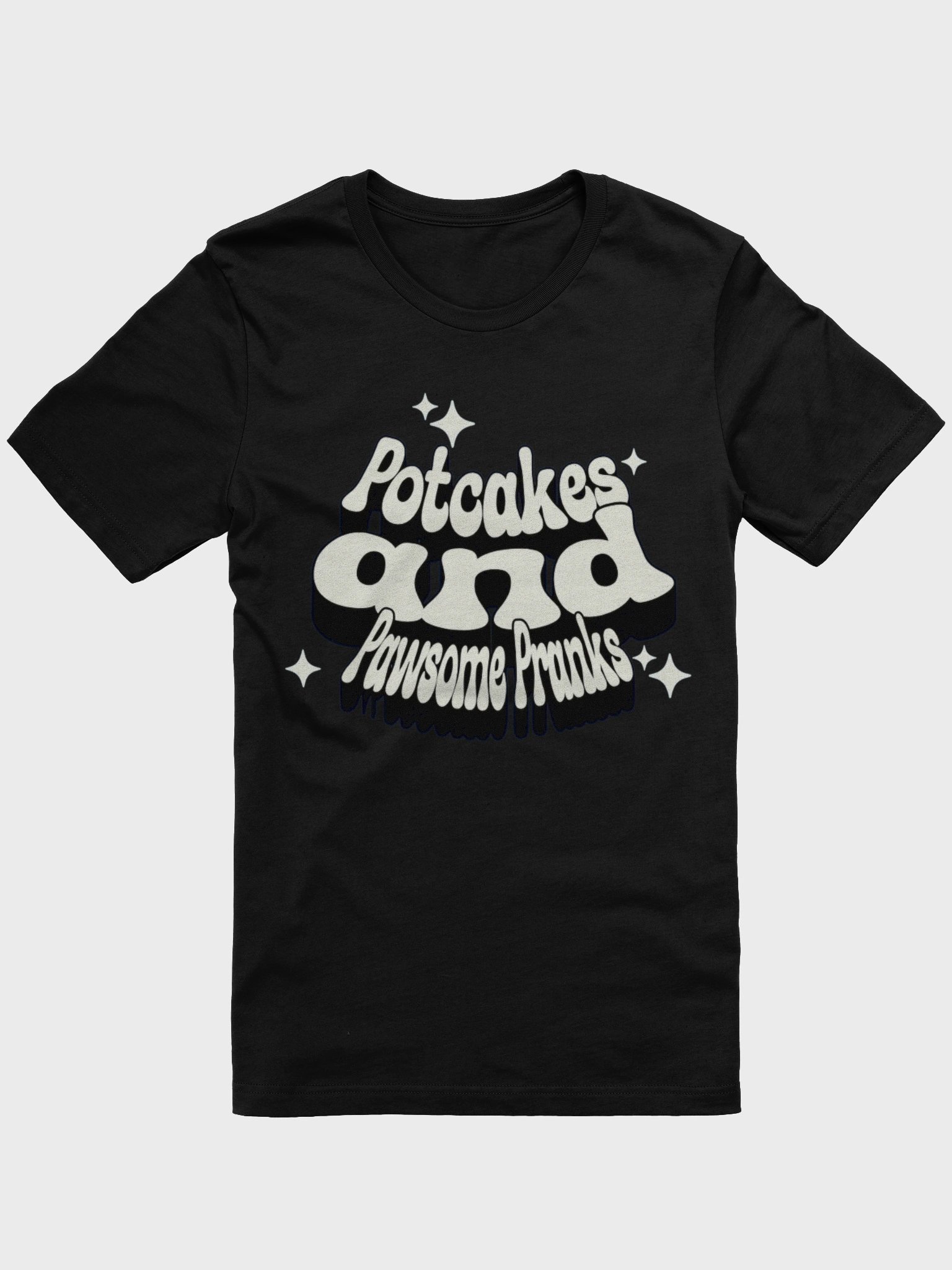 "Potcakes and Pawsome Pranks" Dog Lover T-Shirt - Funny Potcake Tee product image (1)