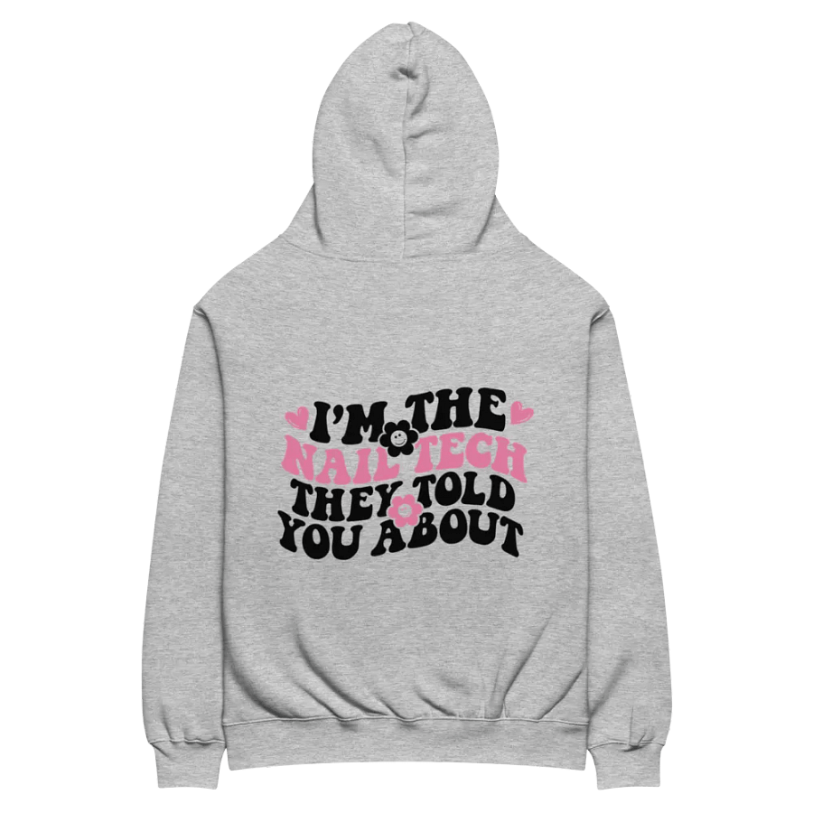 I'm The Nail Tech Unisex Oversized Hoodie - Heather product image (5)