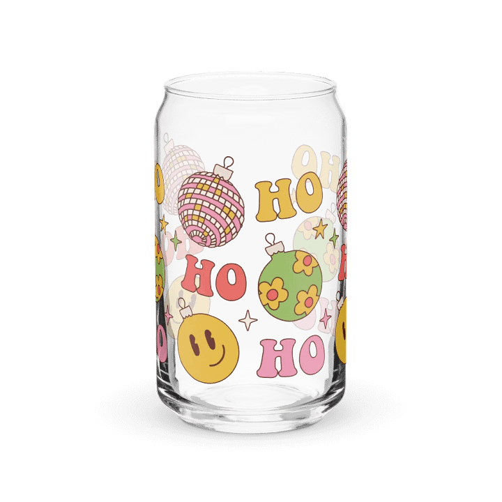 Ho Ho Smile Pattern Sipper Glass product image (2)