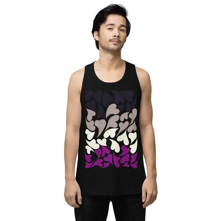 Nestled PRIDE Asexual Tank Top product image (1)