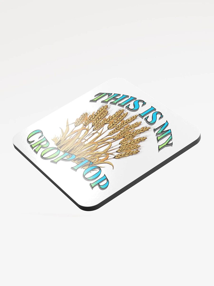 This Is My Crop Top Wheat Harvest Hues Cork Coaster Set product image (3)