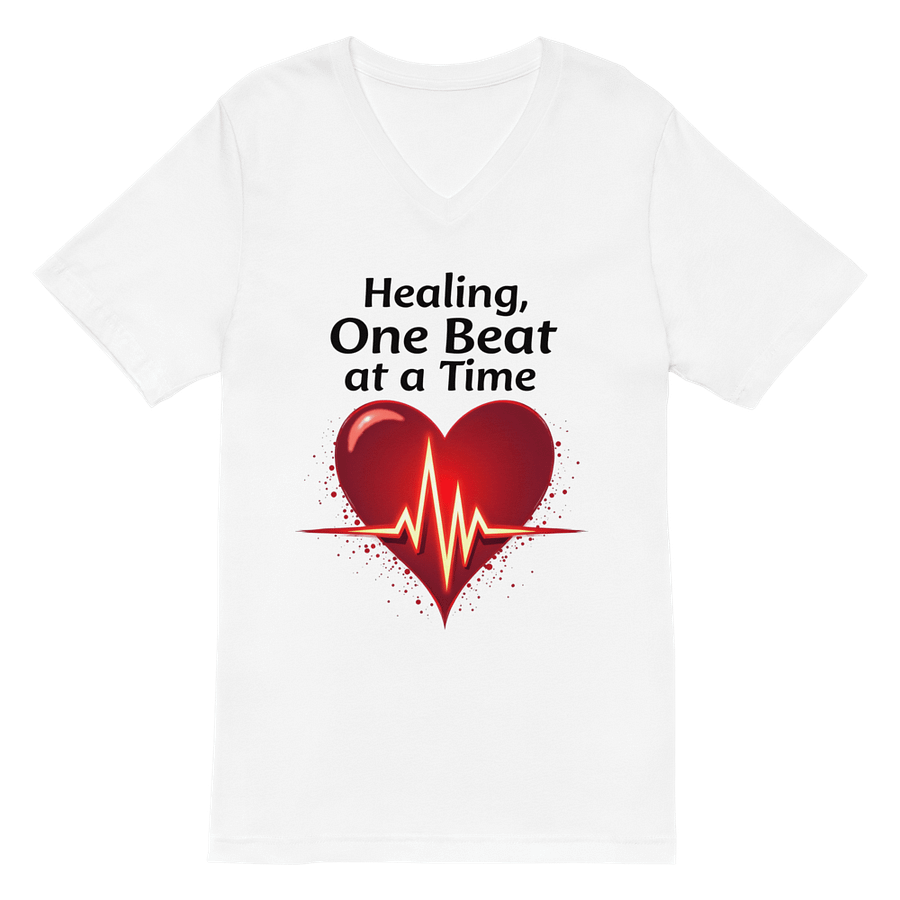 Heartbeat Healing V-Neck Tee product image (2)