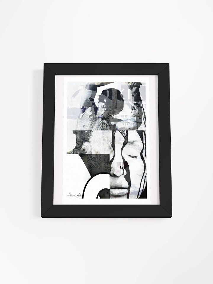 'Intrigue' by Edward Martin : Mixed Media Collage Print product image (1)