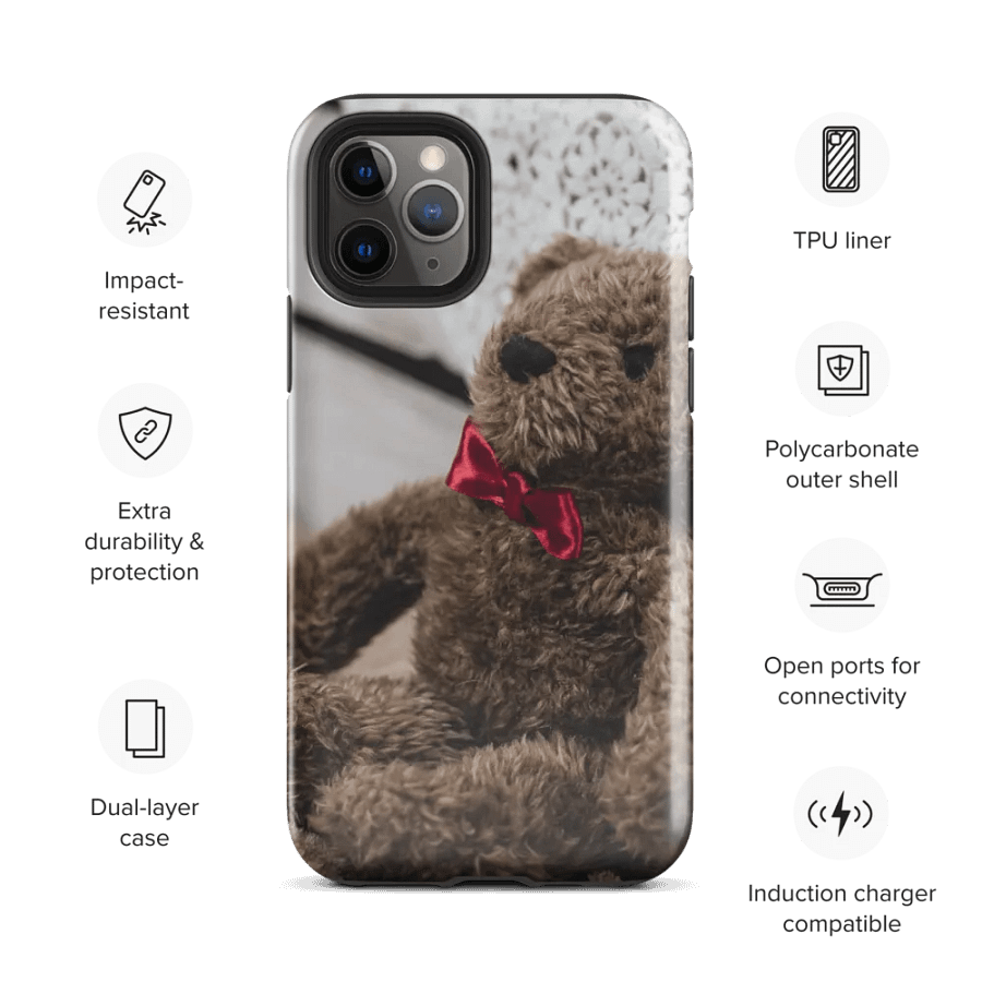 Lonely Teddy Bear Phone Case – Reliable Protection with a Touch of Charm product image (28)