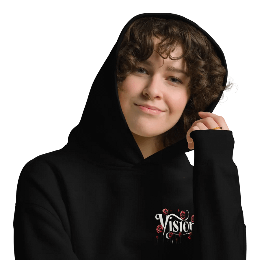Unisex Vision Rose Logo Hoodie product image (9)