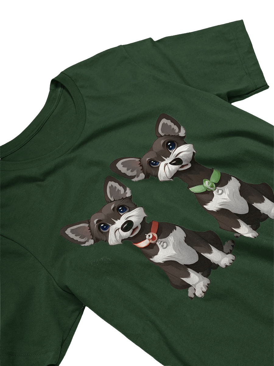 Cartoon Schnauzer Theme T-shirt product image (38)