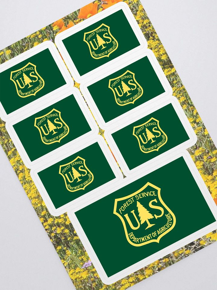 "Forest Service" Sticker (Pasture Background) product image (1)