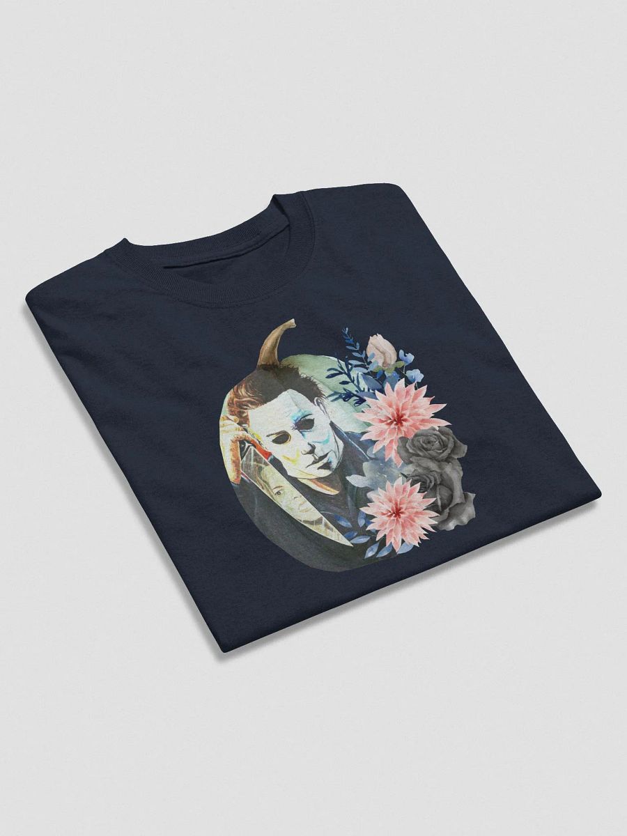 Michael Myers Floral Pumpkin T-Shirt product image (32)