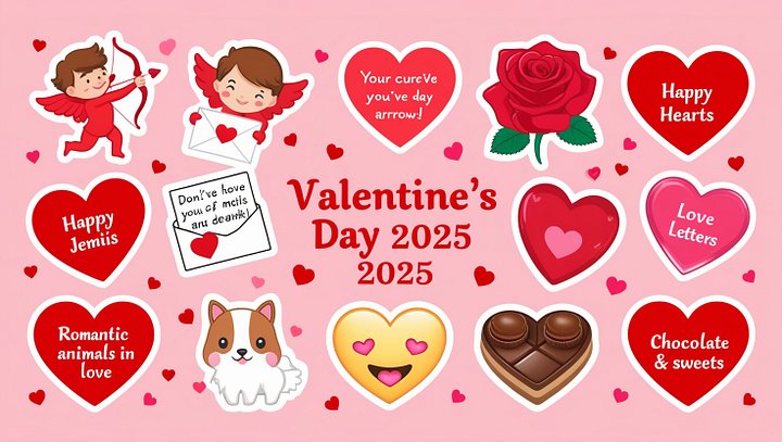 Valentine's Day 2025 Sticker Pack product image (2)