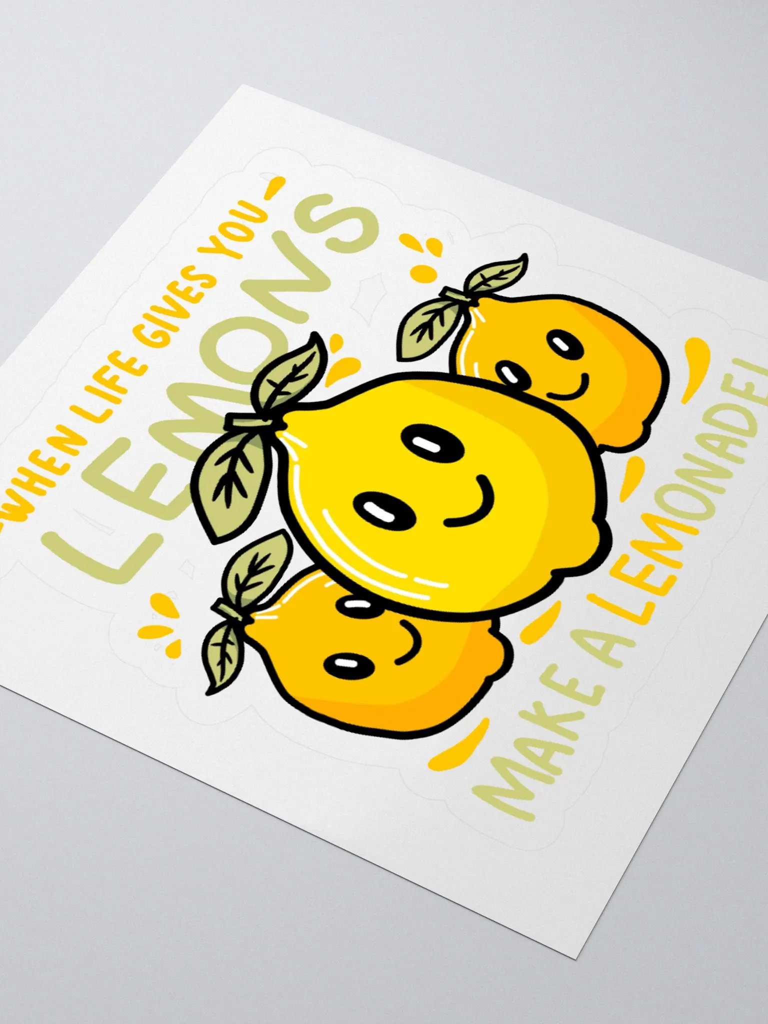 Lemonade Kiss Cut Stickers product image (8)