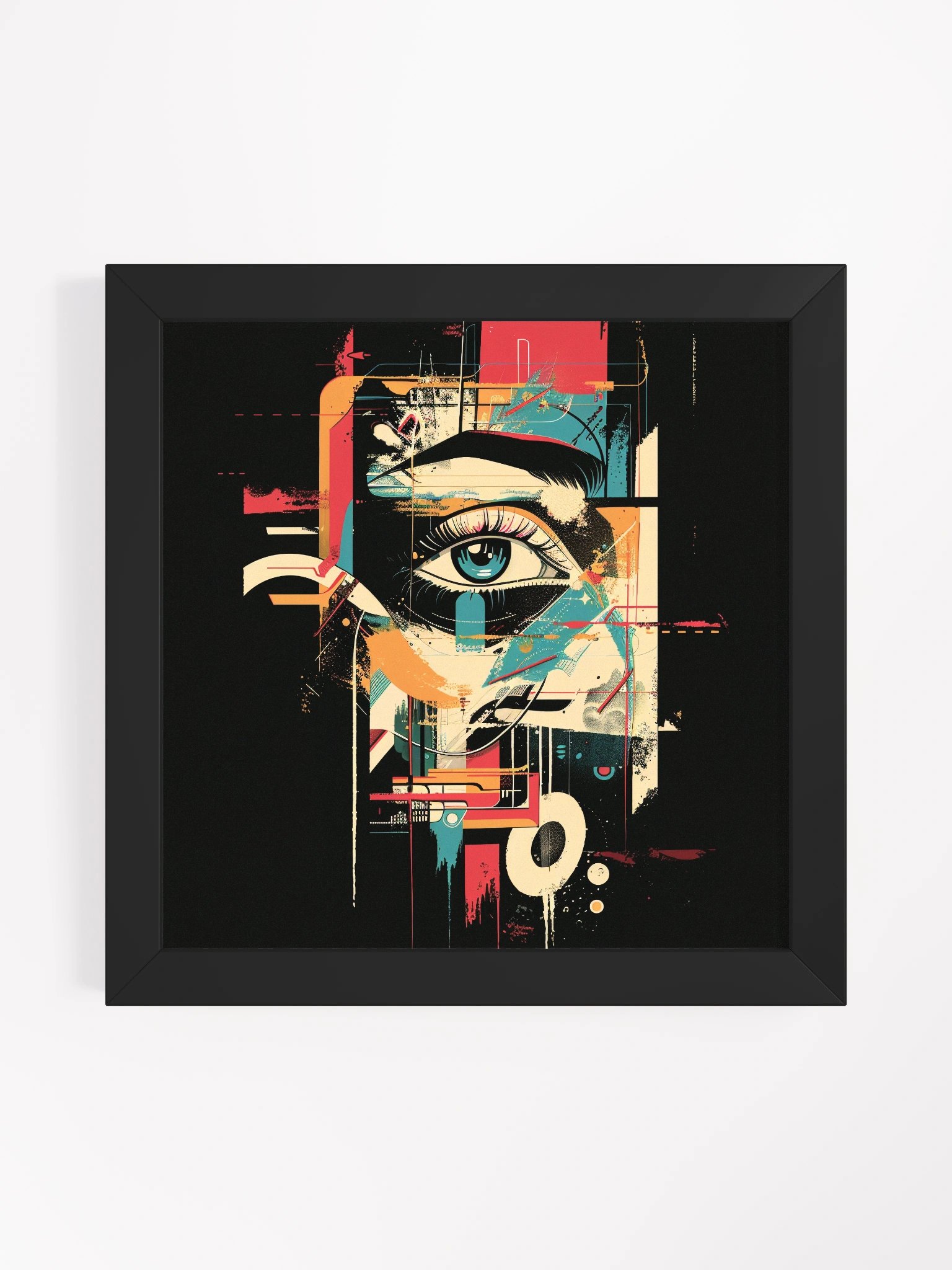 Ponder Past, Surreal Pop Art Fusion, Framed Print product image (4)