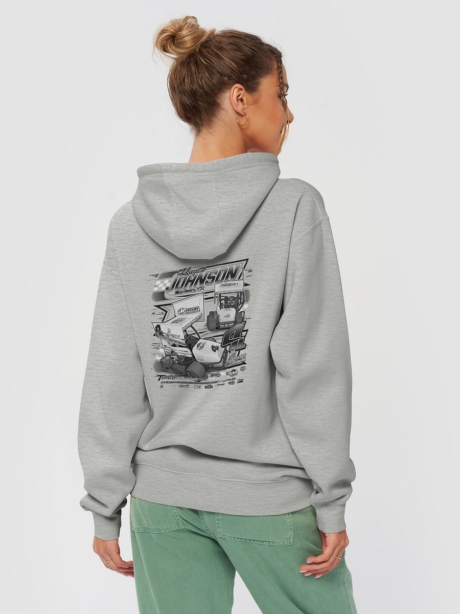 Hayes Johnson 4L Hoodie with Black and White Graphic product image (18)
