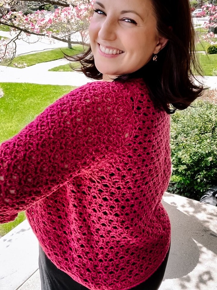 Moonflower Bolero Crochet Shrug Pattern | Instant PDF download with Video Tutorial product image (2)