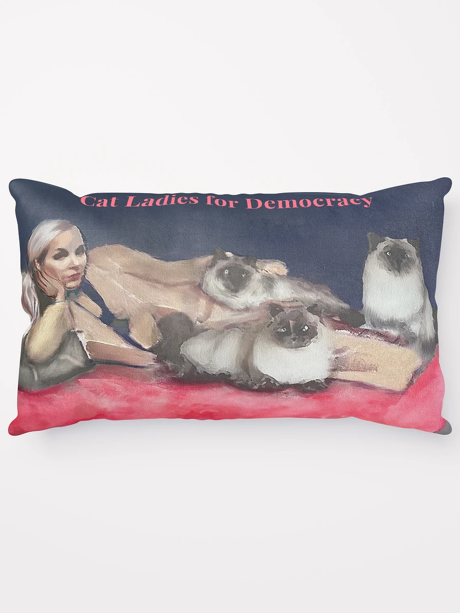 Cat Ladies for Democracy Couch Pillow product image (5)