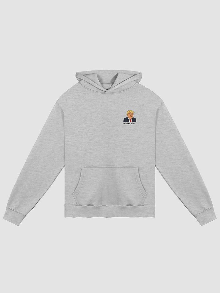 "I'm tired boss..." Grey Hoodie product image (1)