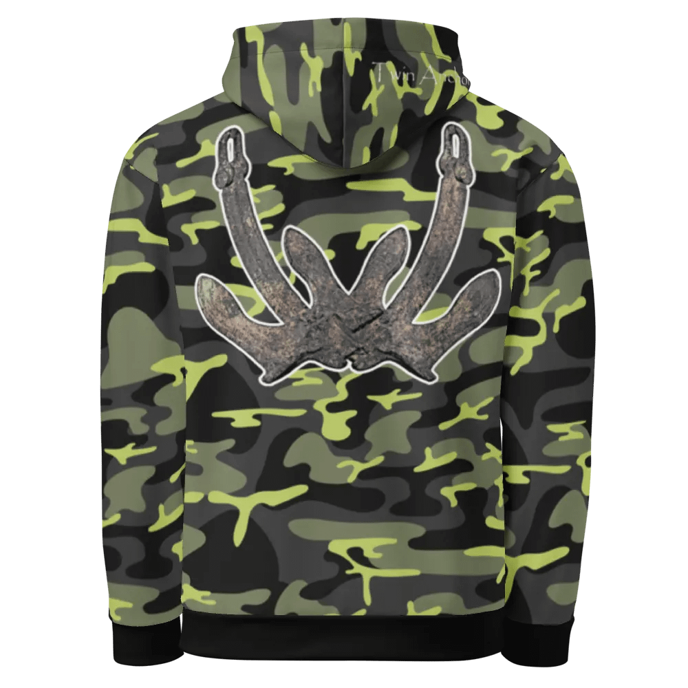 Green Camouflage Anchor Hoodie product image (1)