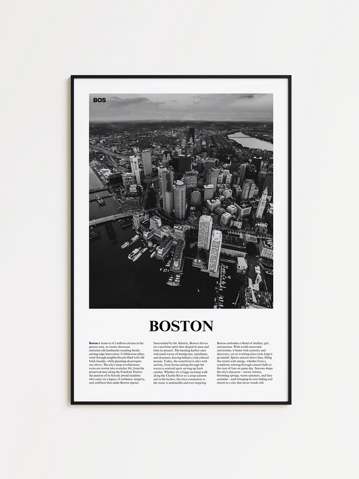 Boston 01 Newspaper Poster product image (1)