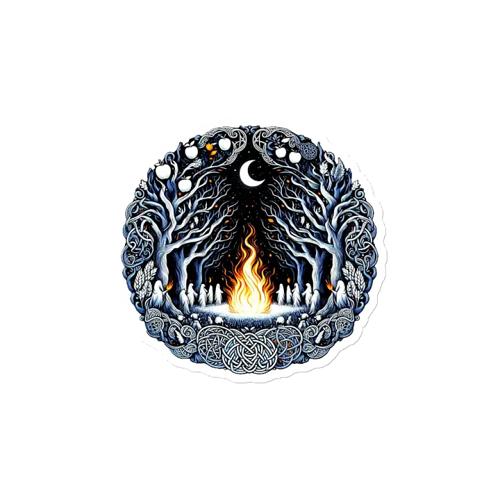 Samhain /Halloween Ghosts By The Fire Magnet product image (2)
