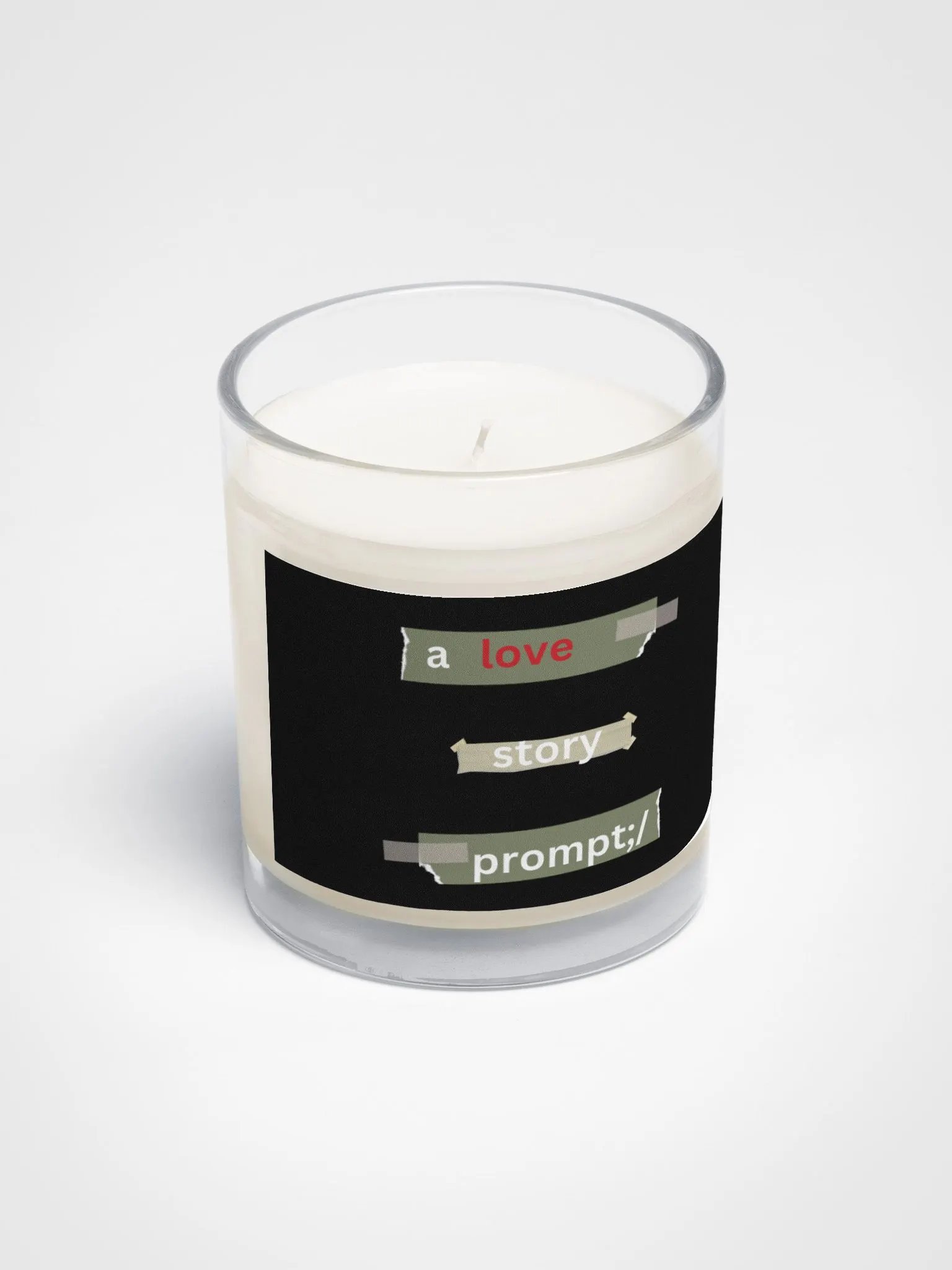 Love Story Prompt Soy Wax Candle product image (2)