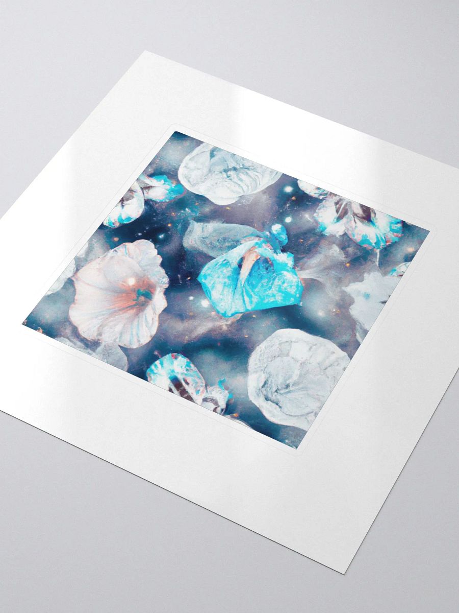 Galactic Wild Flower Alpha Sticker product image (3)