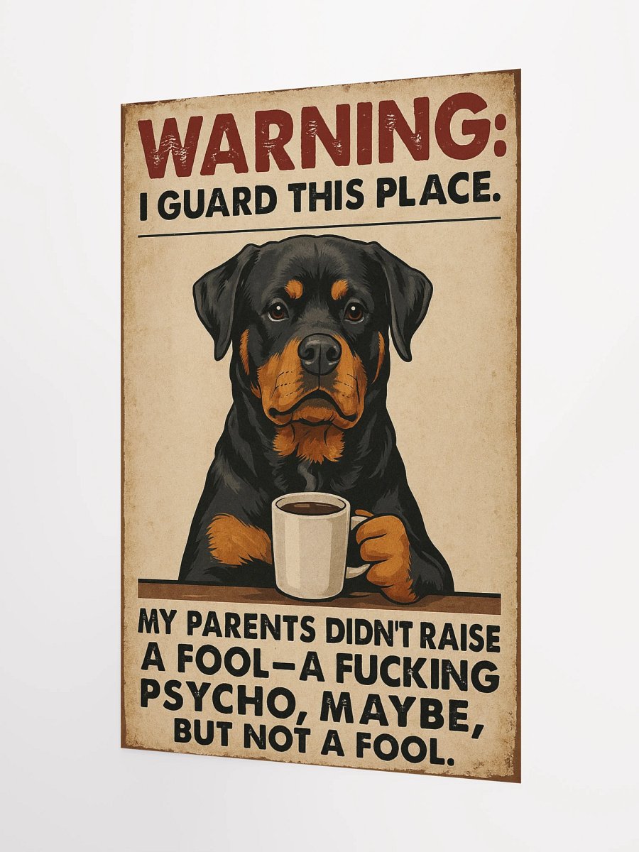 Funny Guardian Rottweiler Poster product image (9)