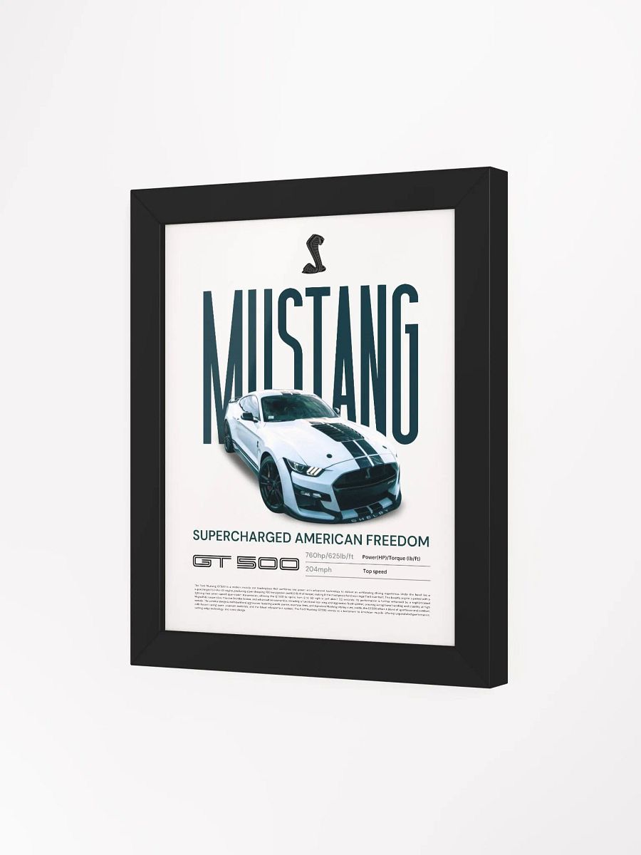 FORD MUSTANG GT500 #2 FRAMED POSTER product image (3)