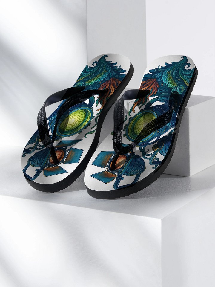 Theatrically Jerry: "Deep Sea Illumination" Stage Light Flip-Flops product image (2)