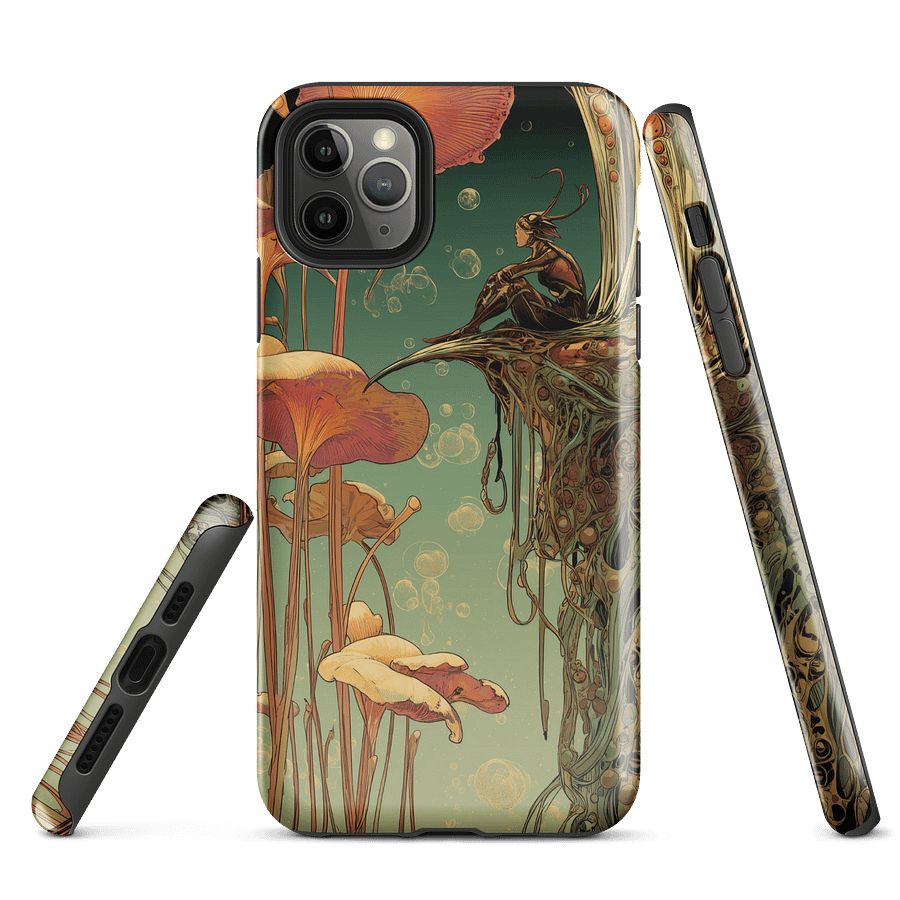 SporeSirens – Enchanted Grove Art Nouveau Phone Case product image (1)
