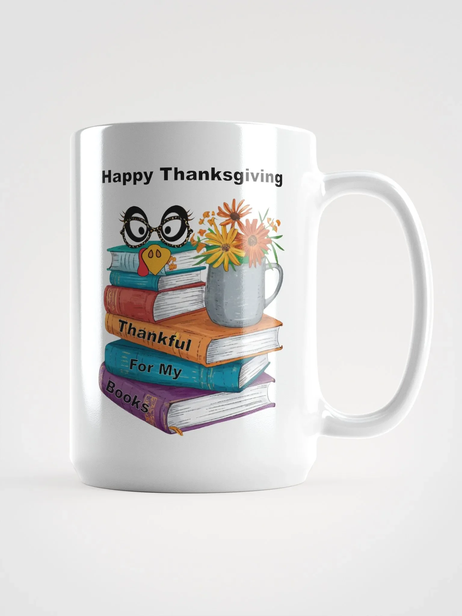 Thankful for books Tall Mug product image (1)