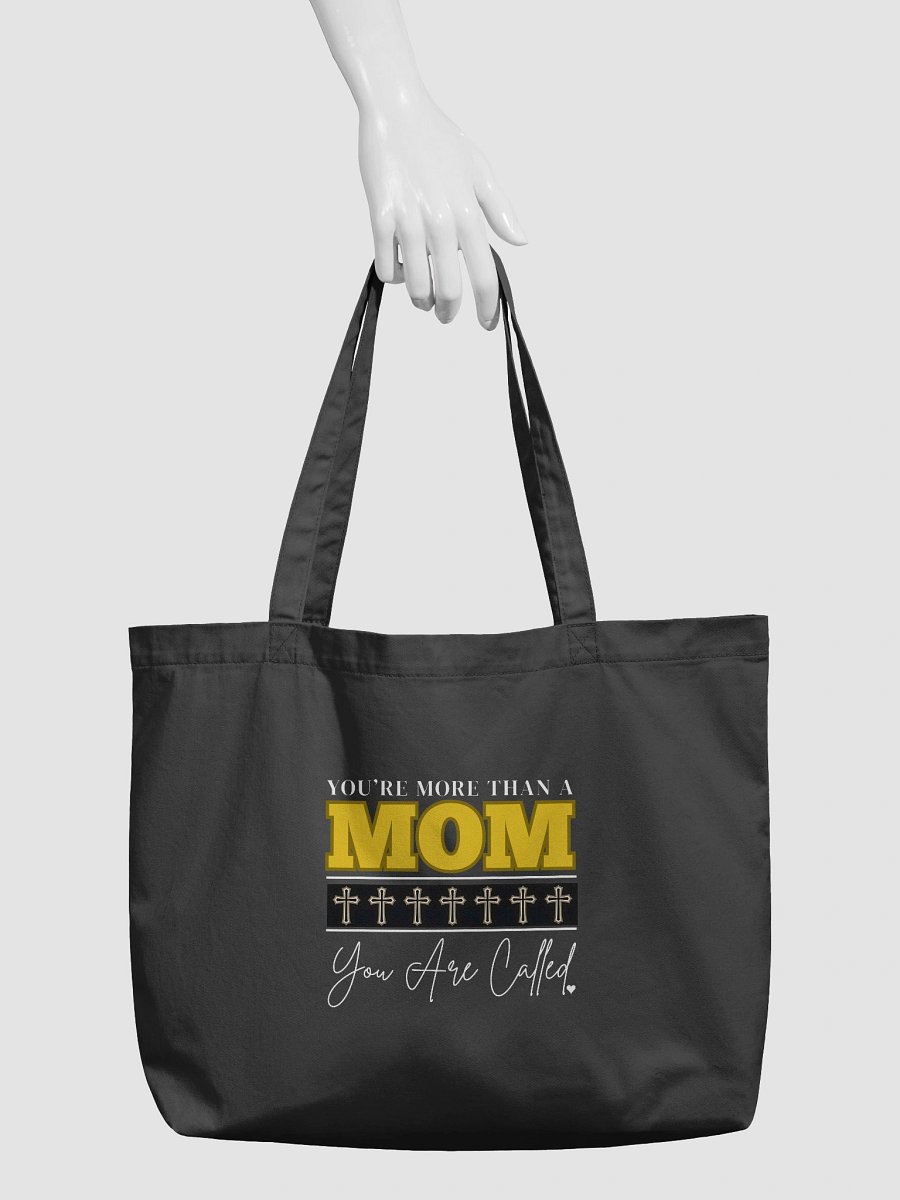 You`re More Than A MOM - You Are Called | Christian Mom Organic Tote Bag | Faith-Based Gift for Moms product image (4)
