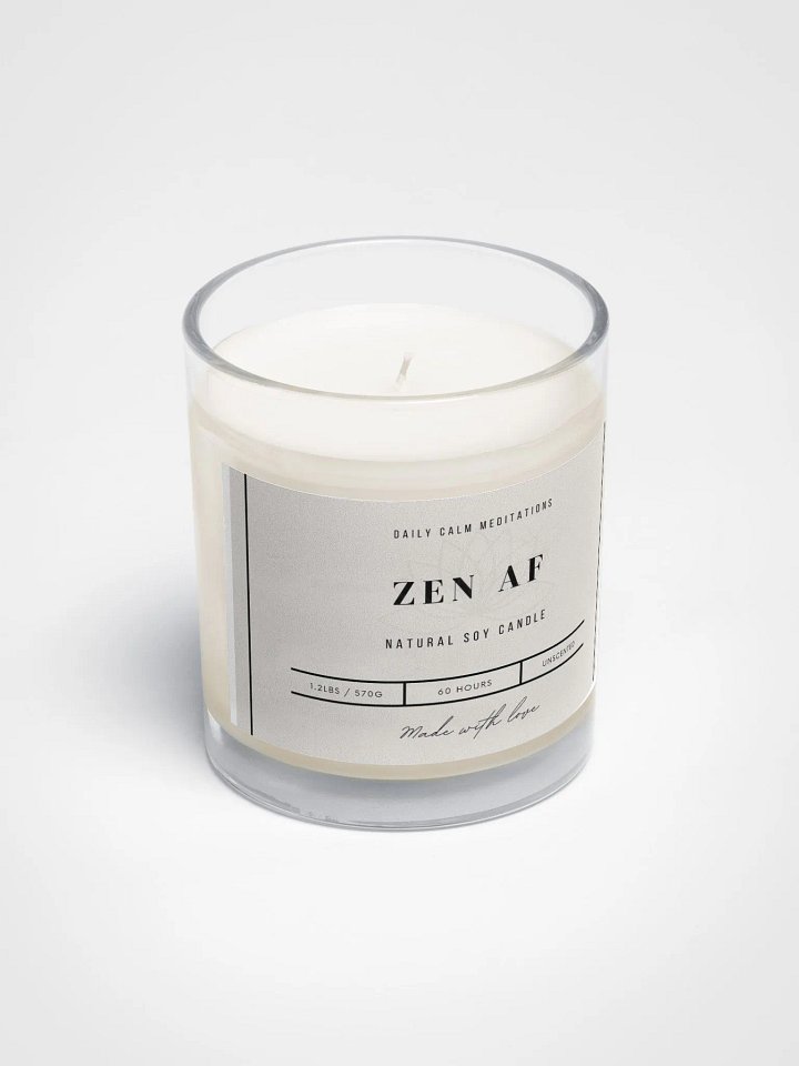 Zen AF: Natural Soy Candle product image (2)