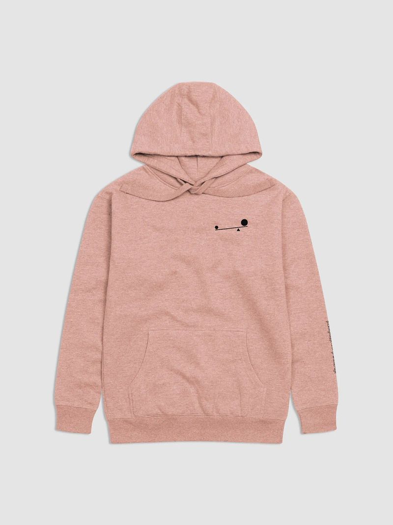 The Leverage Hoodie (black design)