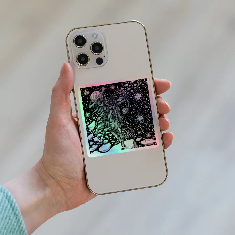 Sagittarius Zodiac, Holographic Sticker Sheet product image (6)